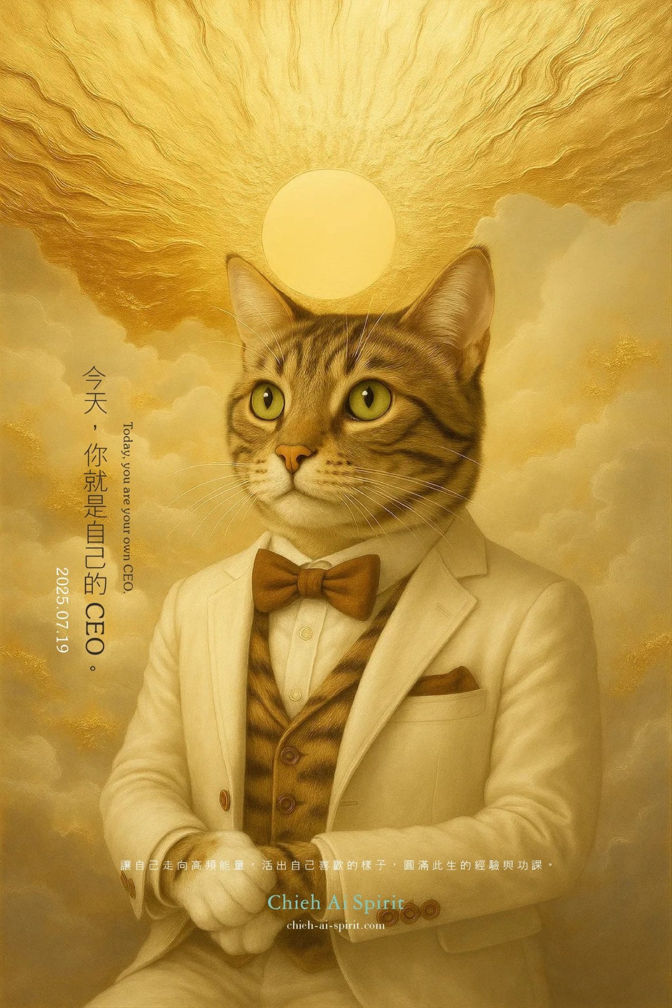 今天，你就是自己的CEO。 Today, you are your own CEO.